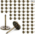 Tacks for Wood 100PCS 17MM Upholstery Thumb Tack for Wall Furniture Tack Long by Unknown