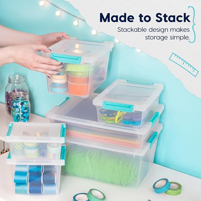 IRIS USA 4 Qt. Craft Storage Bins - Image 5