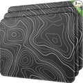 MROCO 3-Pack Mouse Pads, Larger Surface, 8.5 x 11 in, Non-Slip Rubber Base by MROCO