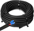 Sasylvia 3/8" x 25 ft Split Wire Loom Tubing Automotive Wire Loom Assortment by Sasylvia