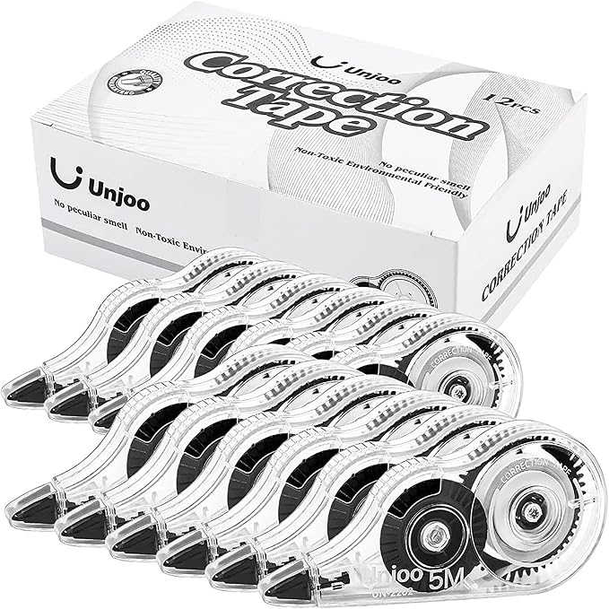 Unjoo White Correction Tape, For school by Unjoo