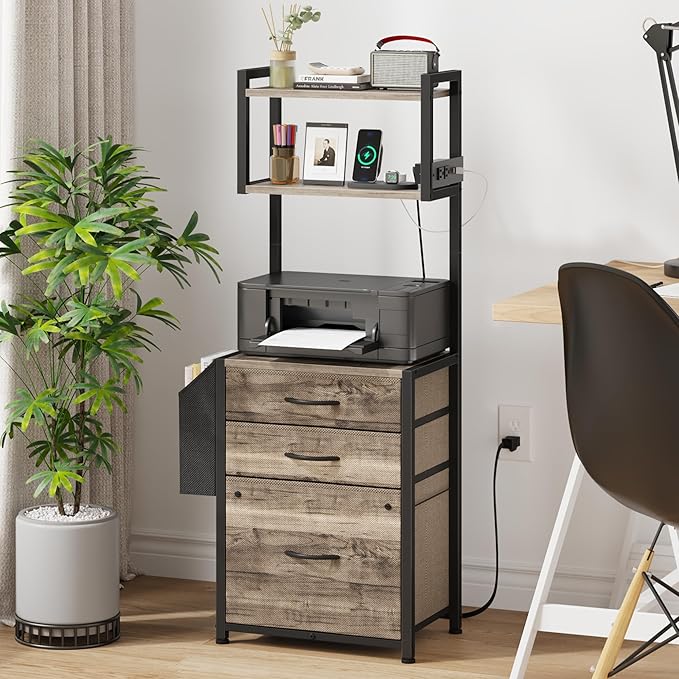 HIGDBFE 3 Drawer File Cabinet - Image 2