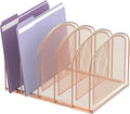 SUPEASY File Organizer for Desk, 5-Section Mesh Desk Organizer, Vertical File by SUPEASY