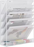 EasyPAG 5 Tier Wall File Holder, Mesh Hanging Folder Organizer by EasyPAG