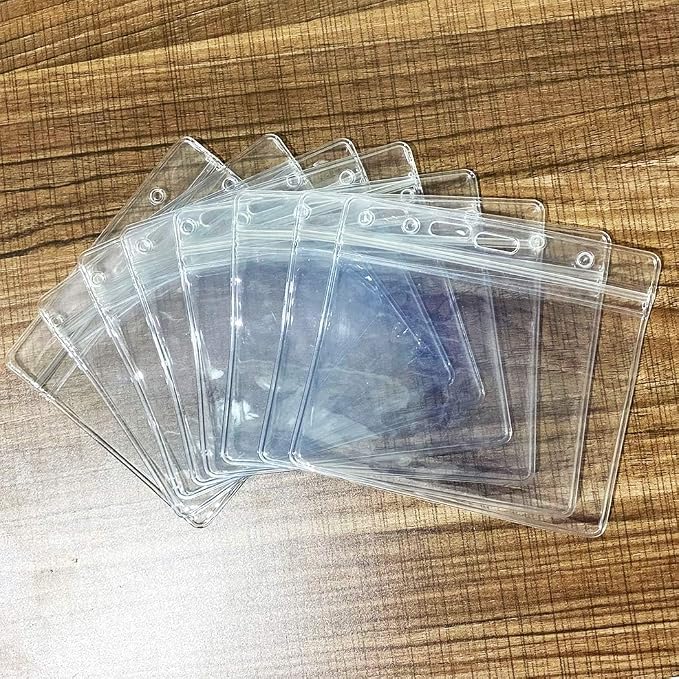 Extra Thick Horizontal ID Card Name Tag Badge Holder - Image 5