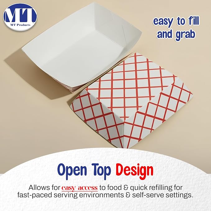 MT Products Plaid Lunch Food Tray 5 lb. - Image 6