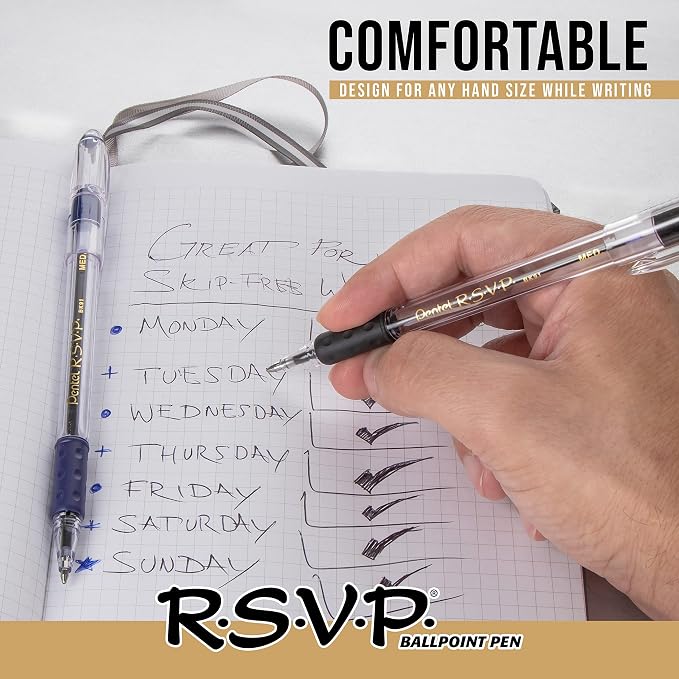 Pentel RSVP Ballpoint Pen, Medium Line - Image 5
