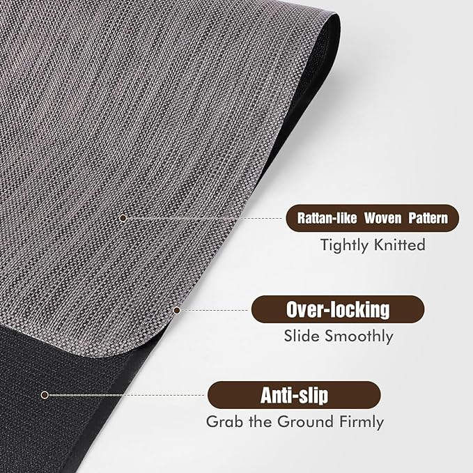 Blvornl Office Chair Mat for Hardwood Floor, Large Anti-Slip Hard Floor - Image 2