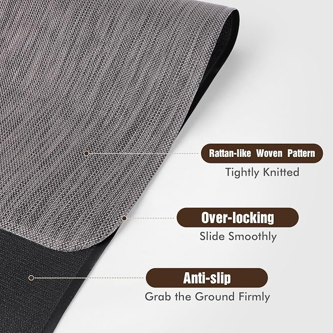 Blvornl Office Chair Mat for Hardwood Floor, 35.4"x 55" Desk Chair Mat for Hard - Image 3