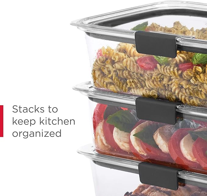 Rubbermaid Brilliance BPA-Free 3 Set Food Storage Containers - Image 6