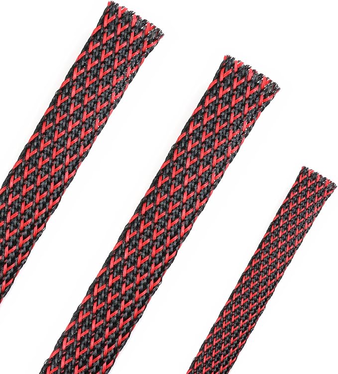 25ft PET Expandable Braided Cable Sleeve 5/8inch Pet Braided Cable Sleeve by PursuingaBetterLife