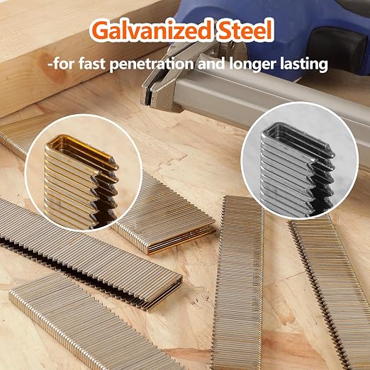 1000-Count 1-1/2 Inch Length, 18 Gauge 1/4 Inch Narrow Crown Staples, Heavy - Image 3
