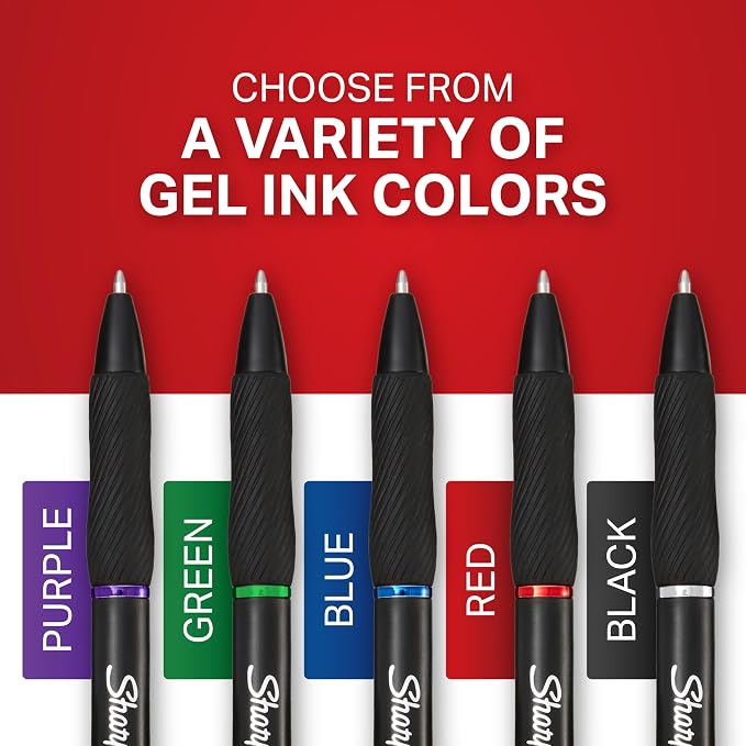 Sharpie S-Gel Pens, Fine Point, Journaling, Note-Taking, College Supplies - Image 4