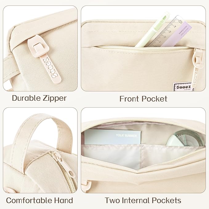 Sooez Original High Capacity Pencil Case, Big Pencil Bag Pouch Box Organizer - Image 3