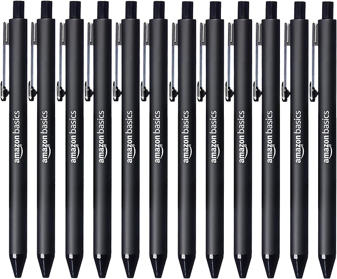 Amazon Basics Retractable Ballpoint Pens by AmazonBasics