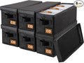 CD Storage Box & Case, Each Holds 35 CDs, Desktop & Closet CD Organizer by Salajory