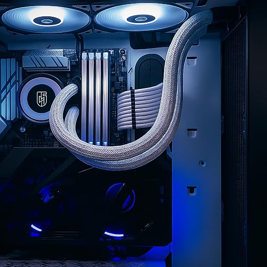 Electriduct 3/4" Hook Self Closing Sleeve Braid Wrap Around Sleeving Flame - Image 2