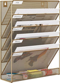 EasyPAG 5 Tier Wall File Holder, Mesh Hanging Folder Organizer by EasyPAG