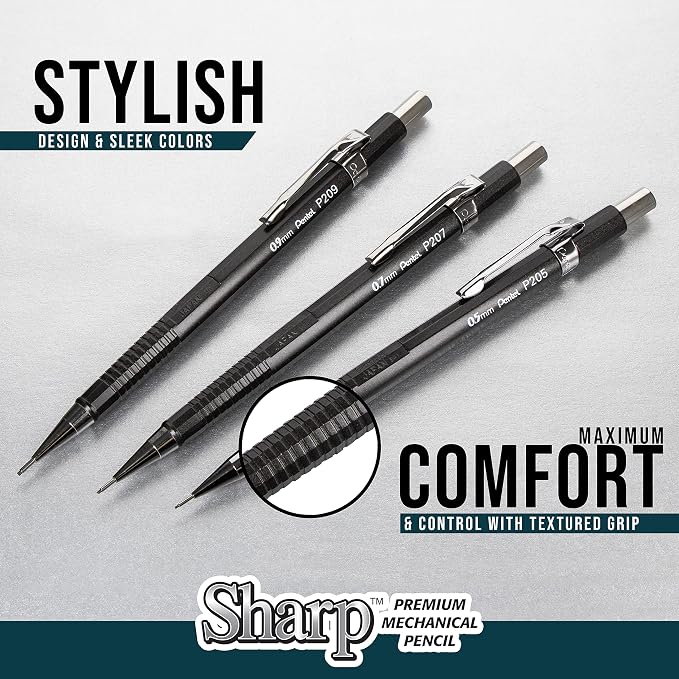 Pentel Sharp Mechanical Pencil, Extra Fine Line - Image 3