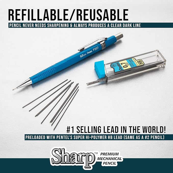 Pentel Sharp Mechanical Pencil, Fine Line - Image 5