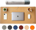 Nordik Leather Desk Mat Cable Organiser Premium Extended Mouse Mat by NordikByDesign