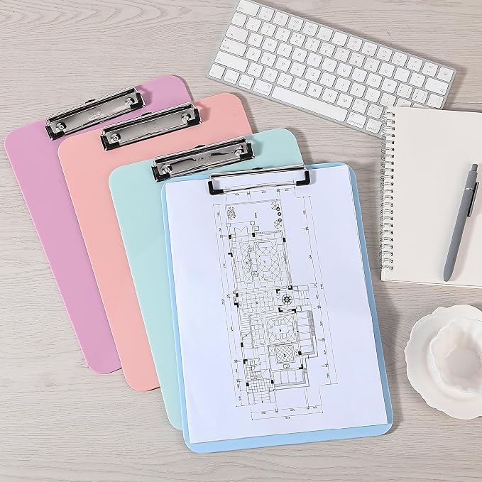 Mr. Pen- Plastic Clipboard, 12.5" x 9", 2 Pack | Coral Pink Clipboard Plastic - Image 7