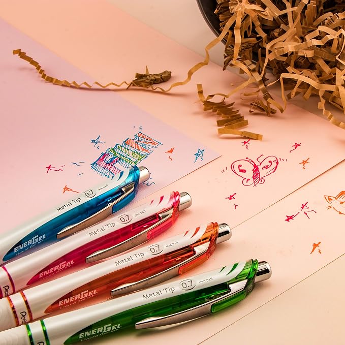 Pentel EnerGel Pearl Gel Pen, Needle Tip - Image 8