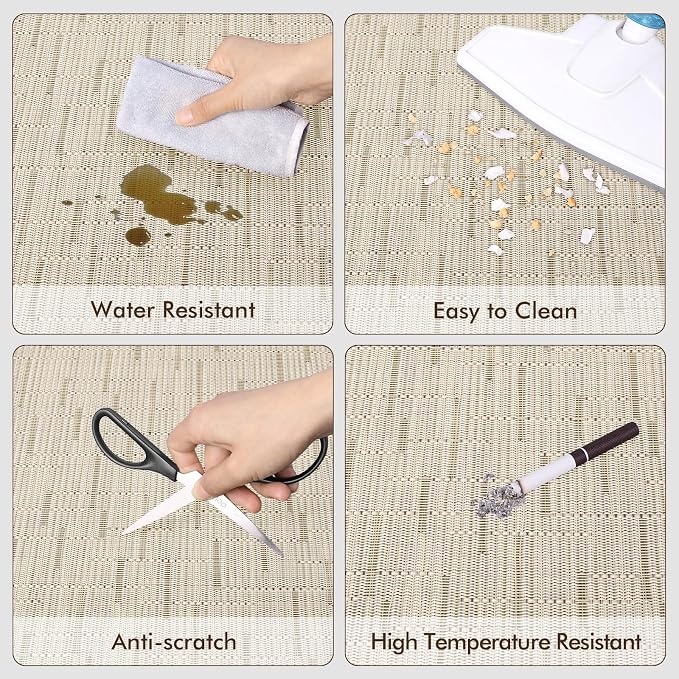 Blvornl Office Chair Mat for Hardwood Floor, Large Anti-Slip Hard Floor - Image 4